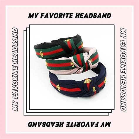 elastic gucci headband fake|Elastic Gucci headband.